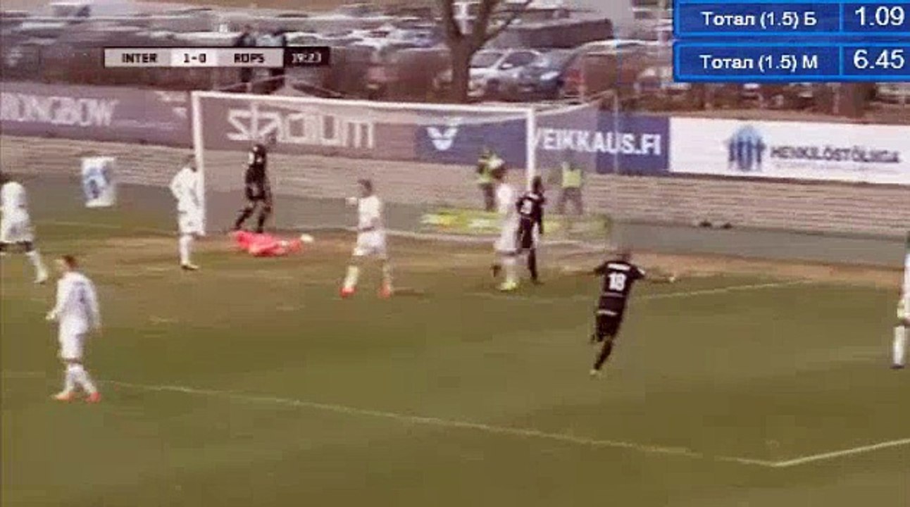 Mika Makitalo Goal HD - Inter Turku 2-0 RoPS Palloseura 12.04.2017