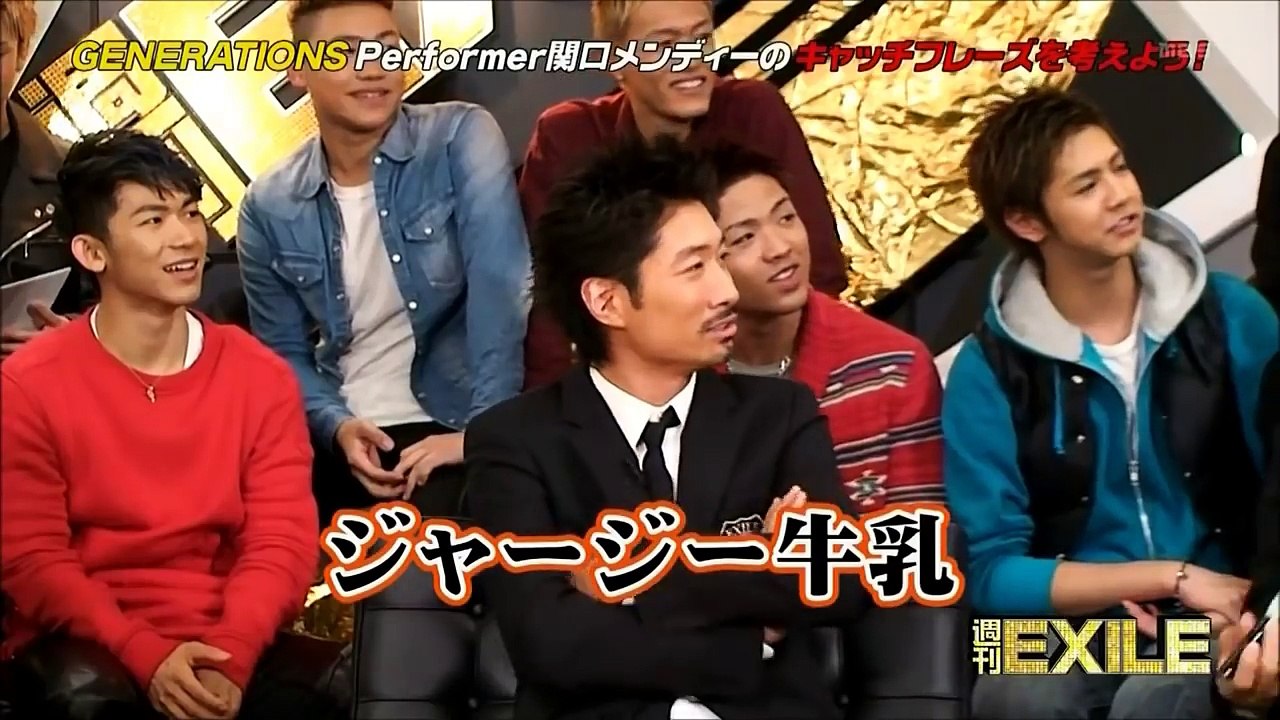 三代目jsb Generationsのperformerにいろいろとキャッチフレーズをつけよう Video Dailymotion