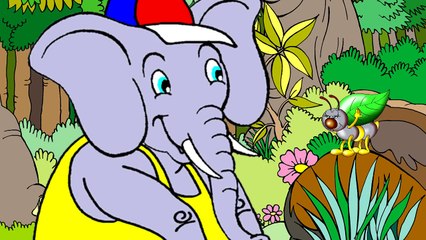 CONTO DA FORMIGUINHA  E DO ELEFANTE - Clip Infantil