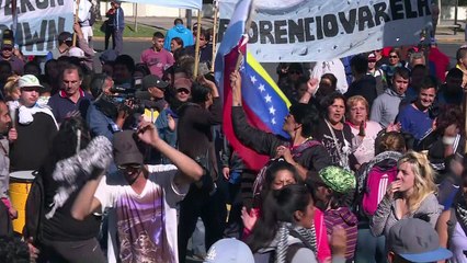 Marchan en Argentina contra papel de EEUU en Siria y Venezuela