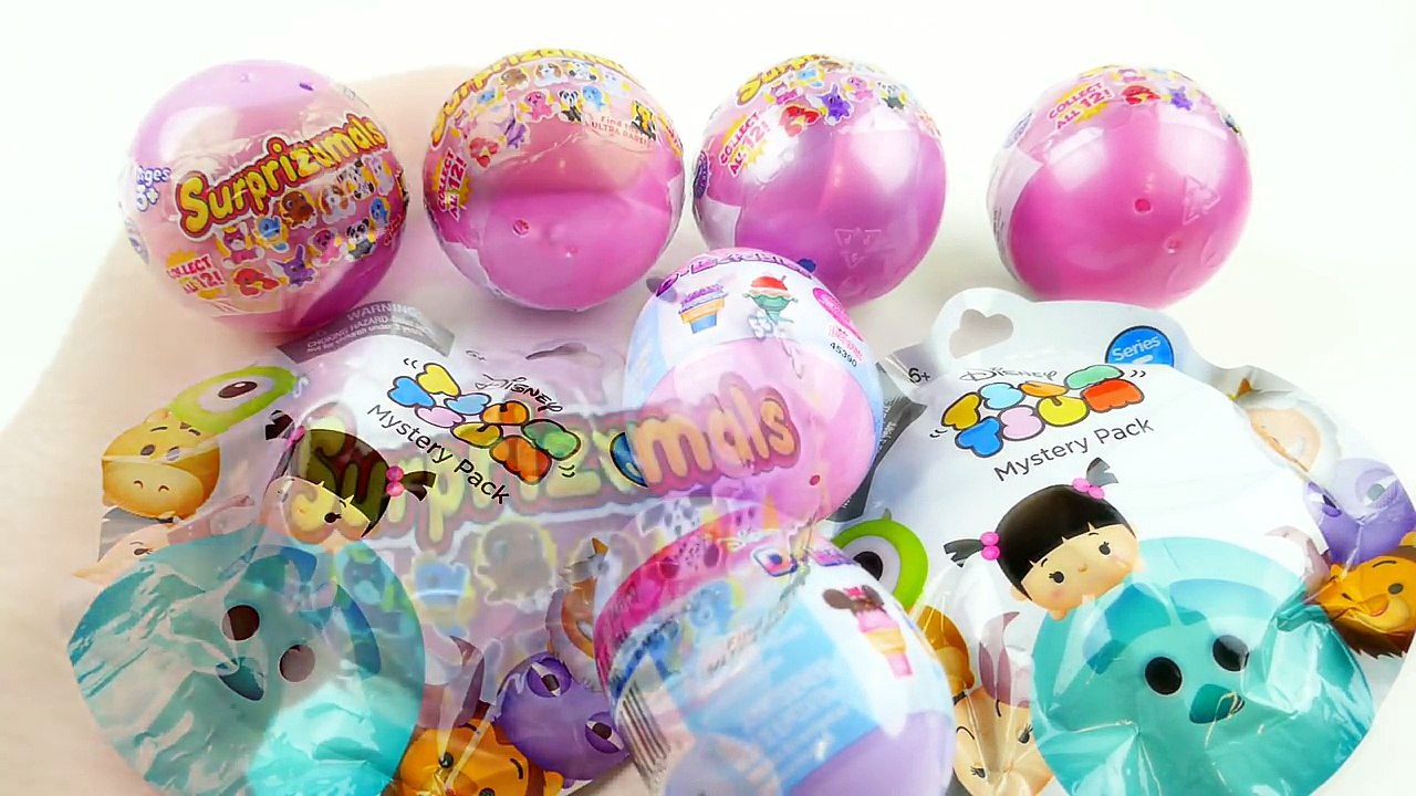 Blind Bag Haul with Surprizamals Disney Tsum Tsum and D-Lectables | Evies Toy House