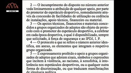 ver as consequências para o apoio a claques