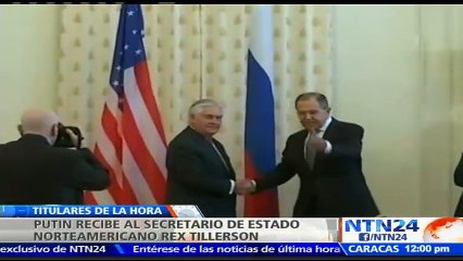 Secretario de Estado de EE. UU. se reúne con el mandatario Ruso en el Kremlin