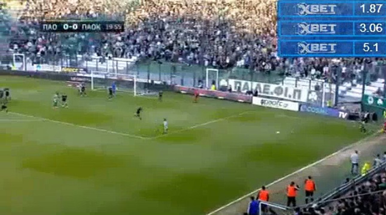 Rodrigo Moledo Goal HD - Panathinaikos 1-0 PAOK 12.04.2017