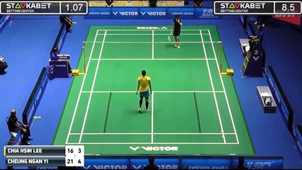 【2017 Malaysia Masters】 QF WS Chia Hsin LEE vs CHEUNG Ngan Yi part 1/2