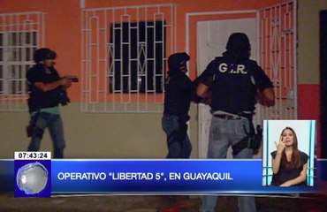 Varios detenidos tras operativo “Libertad 5” en Guayaquil