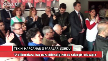 CHP’li Gürsel Tekin harcanan o paraları sordu
