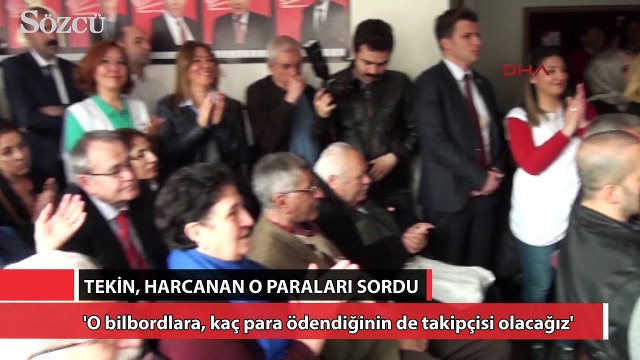 CHP’li Gürsel Tekin harcanan o paraları sordu