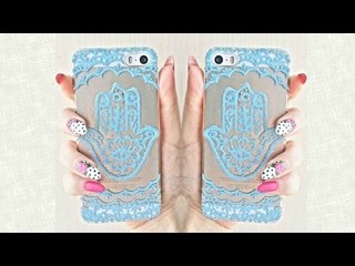 Create a Stylish DIY Hamsa Hand iPhone Case with Nail Polish 🎨