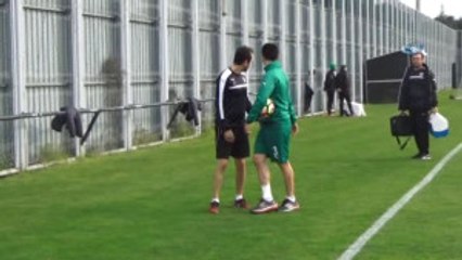 Bursaspor'da Batalla Takımdan Ayrı Çalıştı