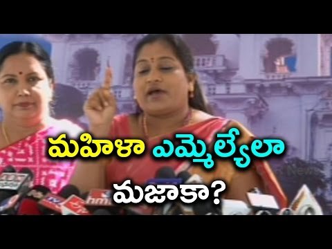Watch Video : TDP Anitha Vs YSRCP Giddi Eswari @ AP Assembly Media Point - Oneindia Telugu