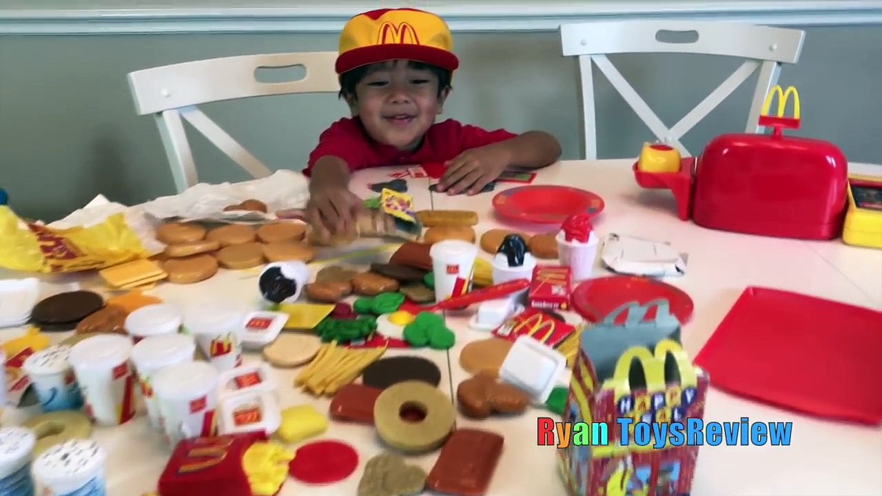 McDonald's Cash Register Toy Pretend Play Food Cookie Monster Happy Meal Trolls Toys For Kids