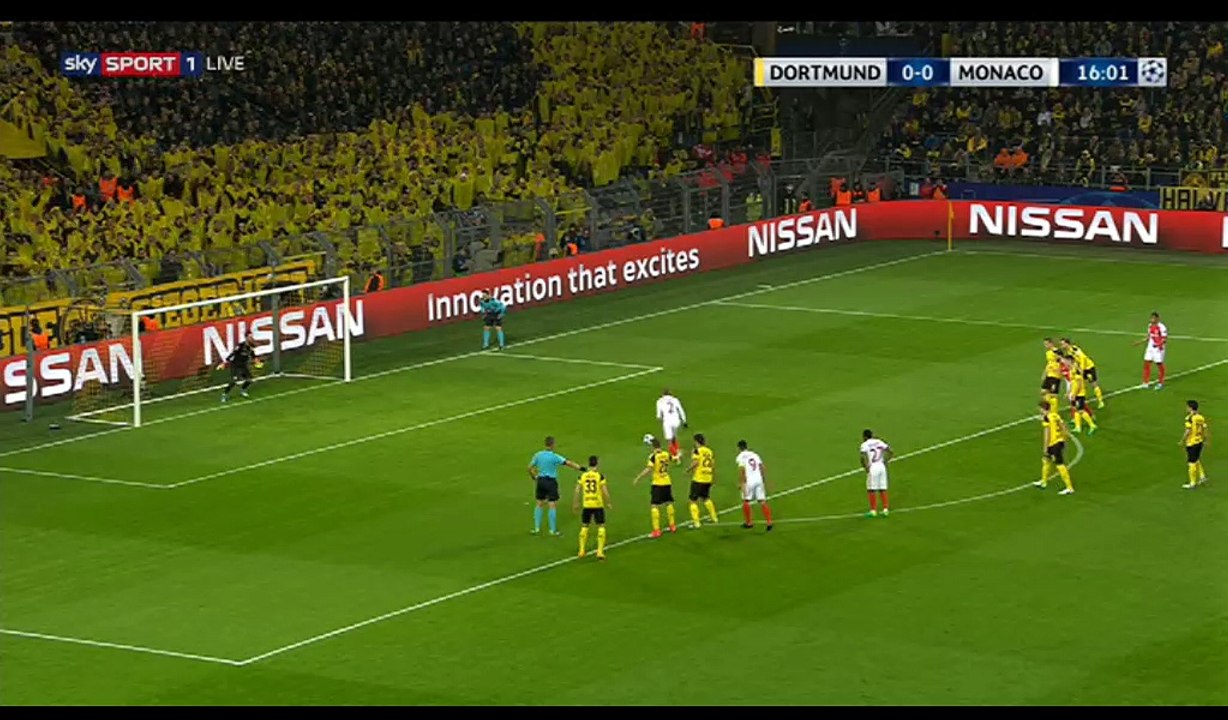 Fabinho Penalty missed HD - Borussia Dortmund 0-0 Monaco - 12.04.2017