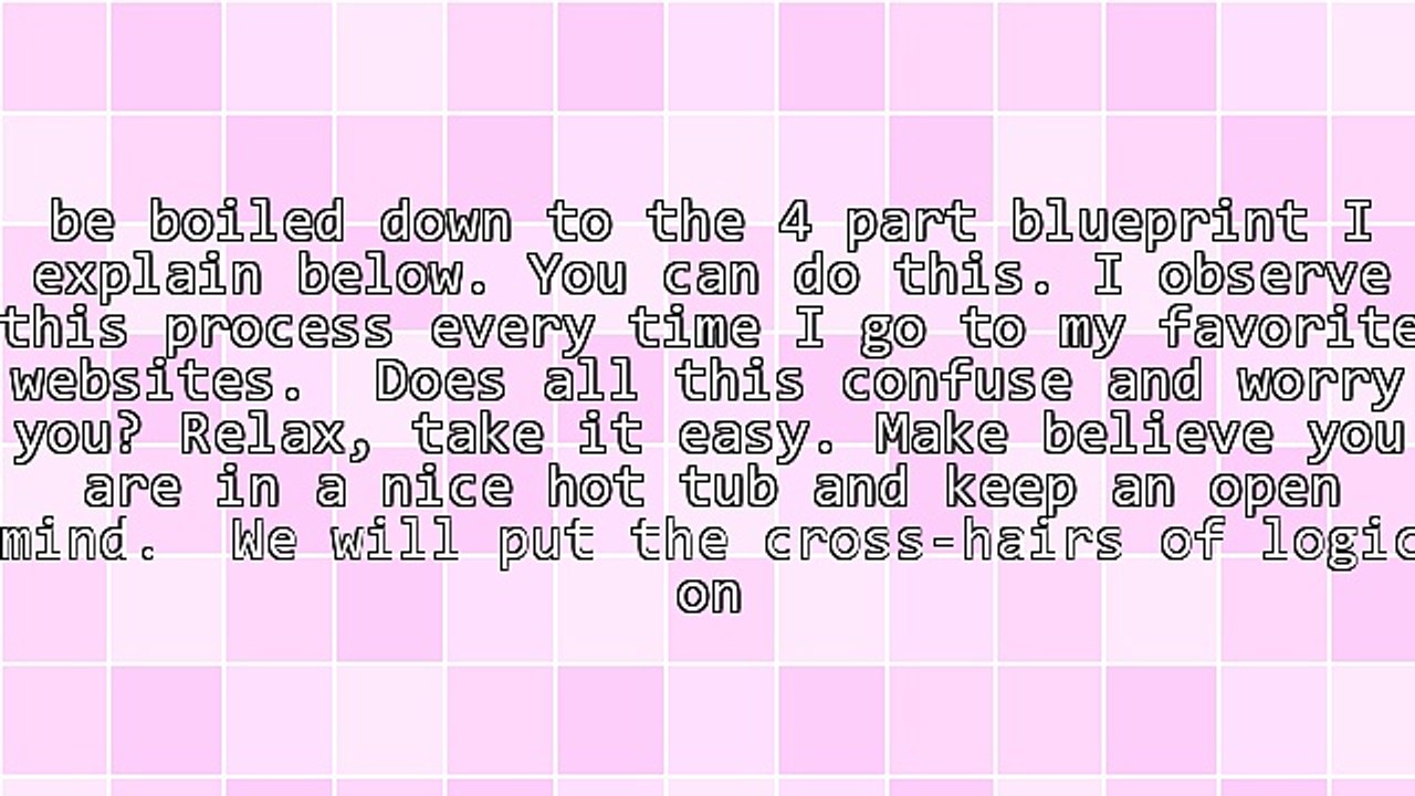 My 4 Step Affiliate Marketing System Blueprint