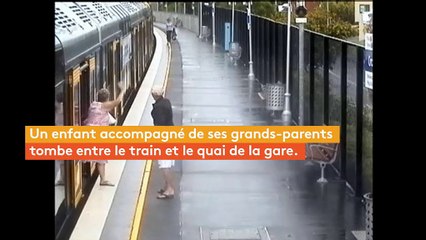 Australie : un enfant tombe dans l'espace entre le train et le quai devant ses grands-parents