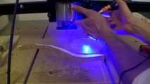 Cutting Glass With Laser - 2.5w Blue Module