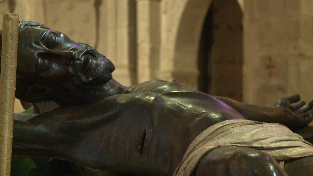 Todo listo en la cofradía del Cristo Negro de Cáceres