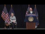 Clinton Joins Cuomo for Tuition-Free College Bill Signing Ceremony