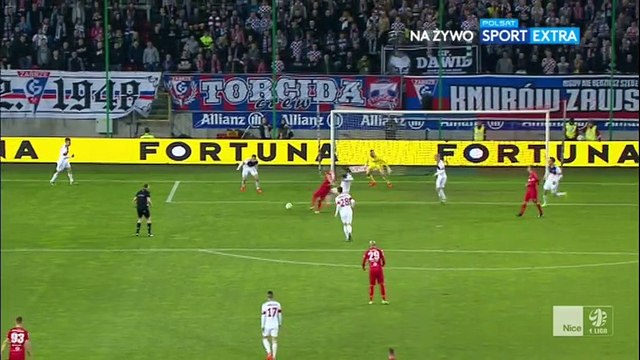 1-2 Michał Fidziukiewicz Goal Poland 1. Liga - 12.04.2017 Gornik Zabrze 1-2 Zaglebie Sosnowiec