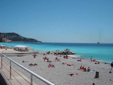 Plage de Nice France - Extraordinaires plages de côte d’Azur - Vlog