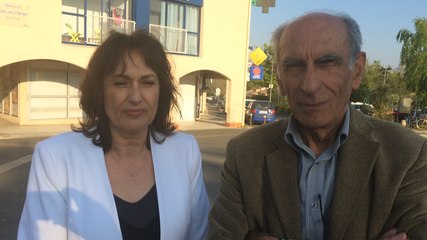 Sylviane Bulteau et Léonard Aubin