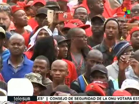 Sudafricanos marchan en Pretoria contra el gobierno de Jacob Zuma