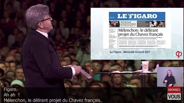 Jean-Luc Mélenchon se paye Le Figaro en rendant hommage au Gorafi