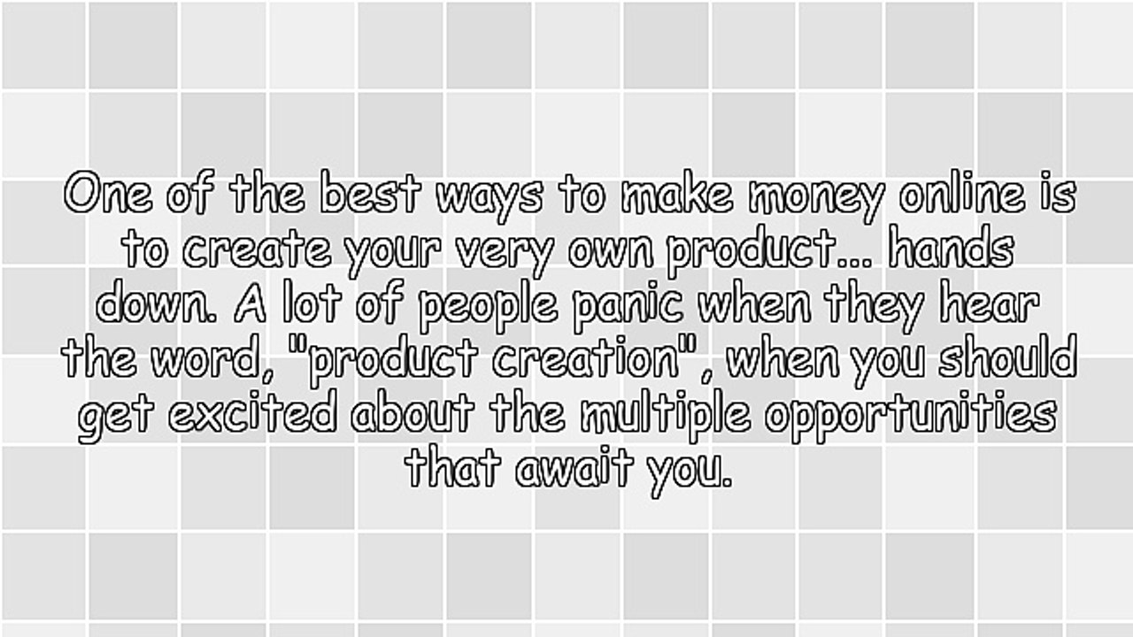 Do I Need To Create My Own Product To Make Money Online?