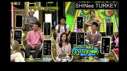 [TR SUB] Komik Minho SHINee( Şarkılardaki yüksek nota )