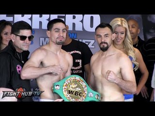 Danny Garcia vs. Robert Guerrero Full Video-COMPLETE intense Weigh In & Face Off video