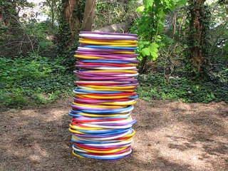 Installation artistique 2017 : Bracelets de la forêt