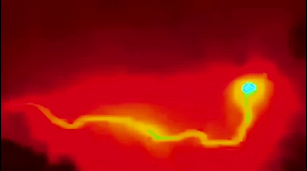 UFO Hit By Lightning