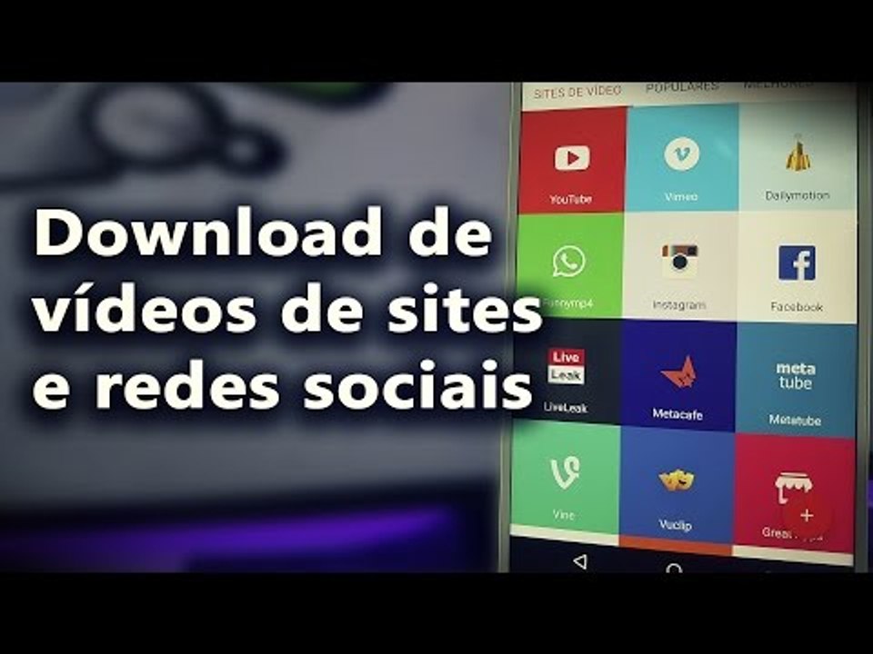Como baixar vídeos das redes sociais, e sites, facebook, youtube, twitter, instagram Vimeo e outras