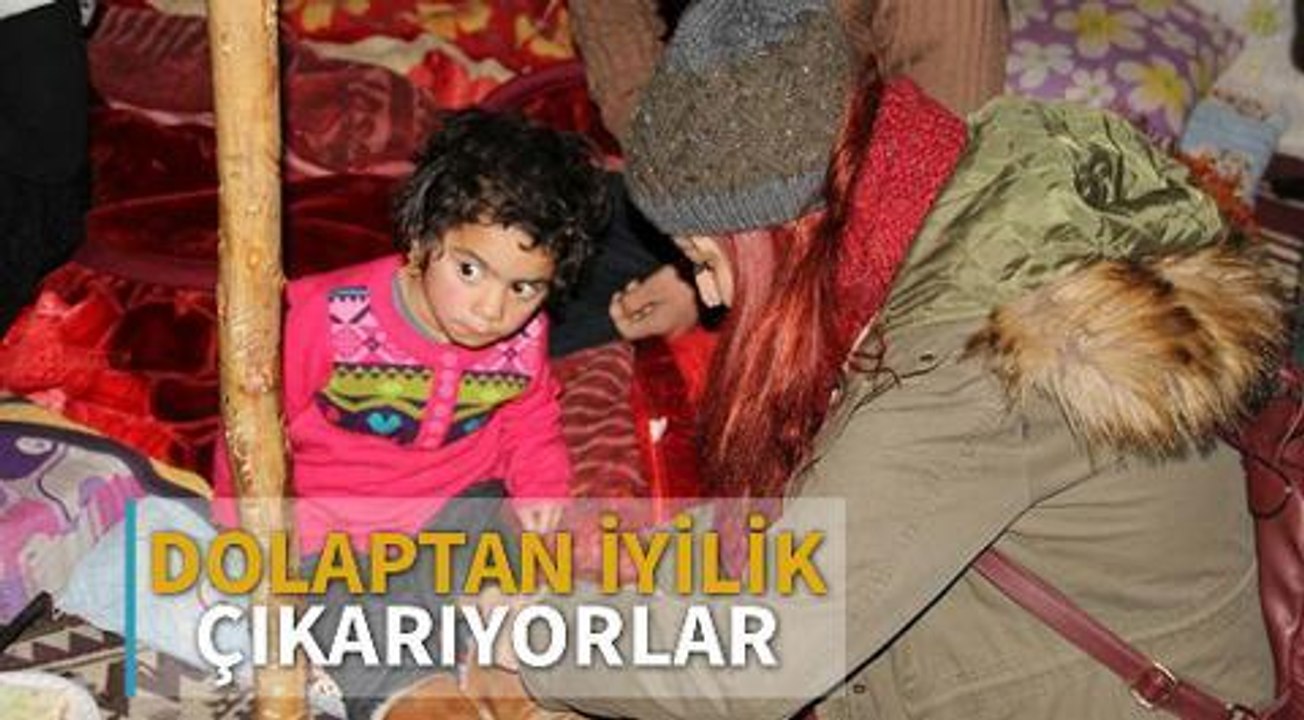 Dolaptan iyilik çıkarıyorlar