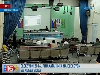 Eleksyon 2016: Eleksyon 2016, pinakatahimik na eleksyon sa Nueva Ecija