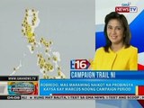 BP: Robredo, mas maraming naikot na probinsya kaysa kay Marcos noong campaign period
