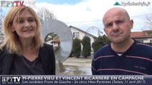 HPyTv Législatives | Marie Pierre Vieu et Vincent Ricarrère Front de Gauche (11 avril 2017)