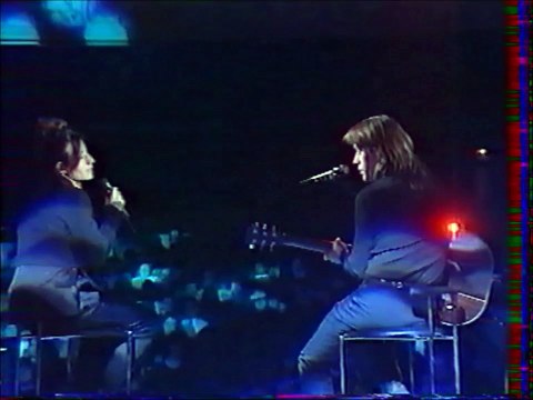 Jean Louis Aubert & Romane Bohringer - tu dois tenir ma main Live aux enfoirés