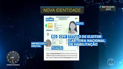 Novo documento vai substituir o CPF e o Título de Eleitor