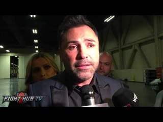 Oscar De La Hoya "Golovkin fight is gonna happen! He would be ready for Mayweather now!"