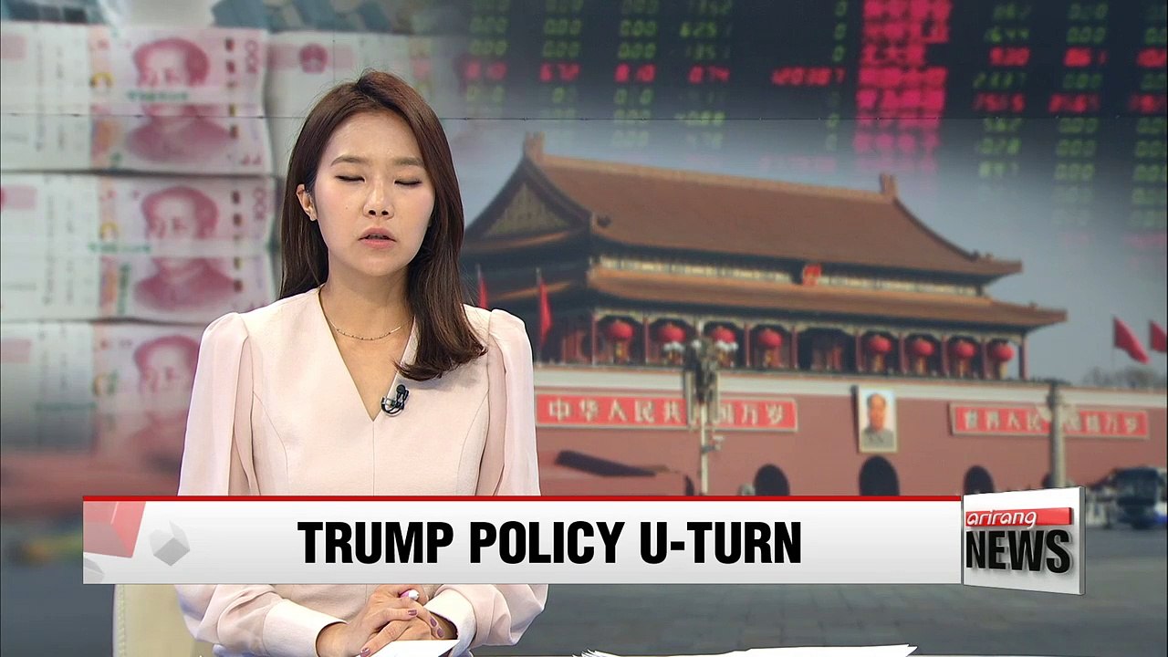 Trump steps back from labeling China currency manipulator