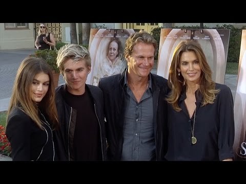 Cindy Crawford, Rande Gerber, Kaia & Presley Sister Cities Premiere Red Carpet