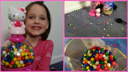 Hello Kitty Gumball Machine 'Double Bubble Gum' Messy Filling Annabell