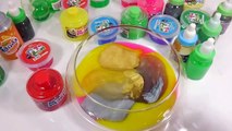 1000 Degree Ball VS Combine Glitter Slime Clay Learn Colors Slime Icecream DIY-xu0ci7AopHU