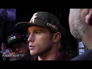 Canelo Alvarez on Cotto being stripped of title, fighters not taking risks & his jab/uppercut