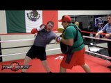 Canelo Alvarez killing the body as he puts finishing touches on Cotto camp