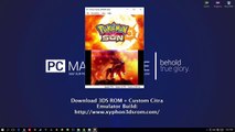 Pokemon Sun CITRA PC Gameplay WIN10 720P HD