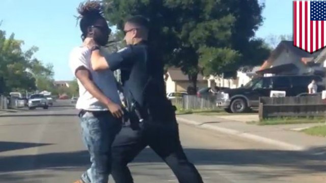 Bad cop: Officer body slams jaywalker, punches him repeatedly in the head - TomoNews