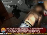 UB: Dating pulis na umano'y tulak ng droga, patay matapos magtangkang barilin ang mga pulis