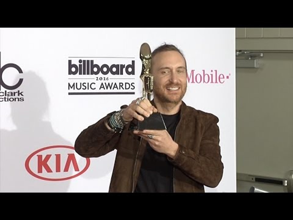 David Guetta 2016 BBMAs Press Room Pink Carpet Arrival